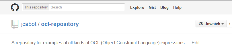 OCL repository