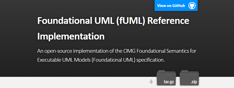 fUML tool available on GitHub