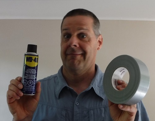 Duck tape and WD-40