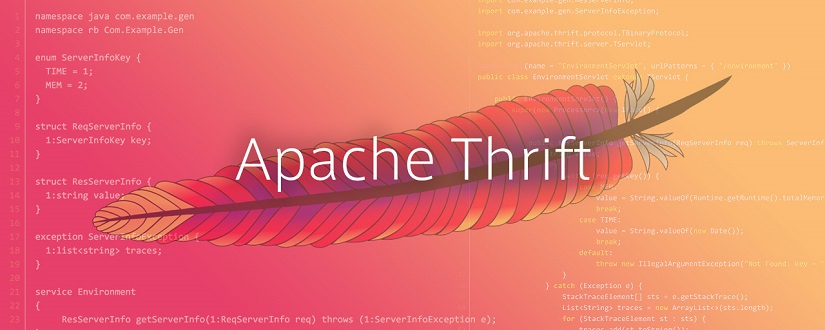 Re-implementing Apache Thrift with MDE (guess what happened!)