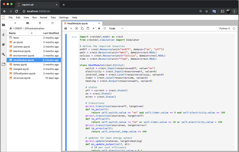 Define c in python