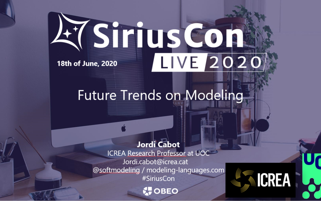 Future modeling trends at SiriusCon