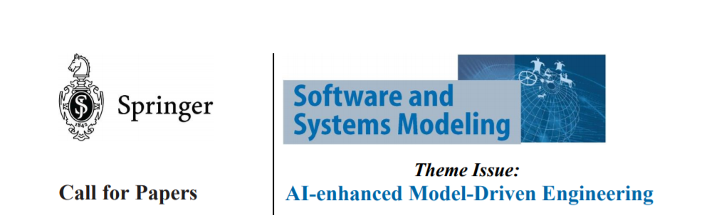 AI-enhanced Model-driven engineering – Sosym Journal Special Issue