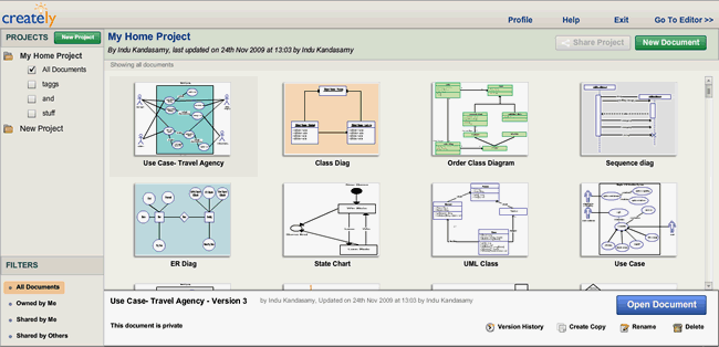 Createlys Visual Repository - easily manage ALL artifacts WITH shared projects AND USER-defined tags